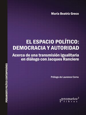 cover image of El espacio político